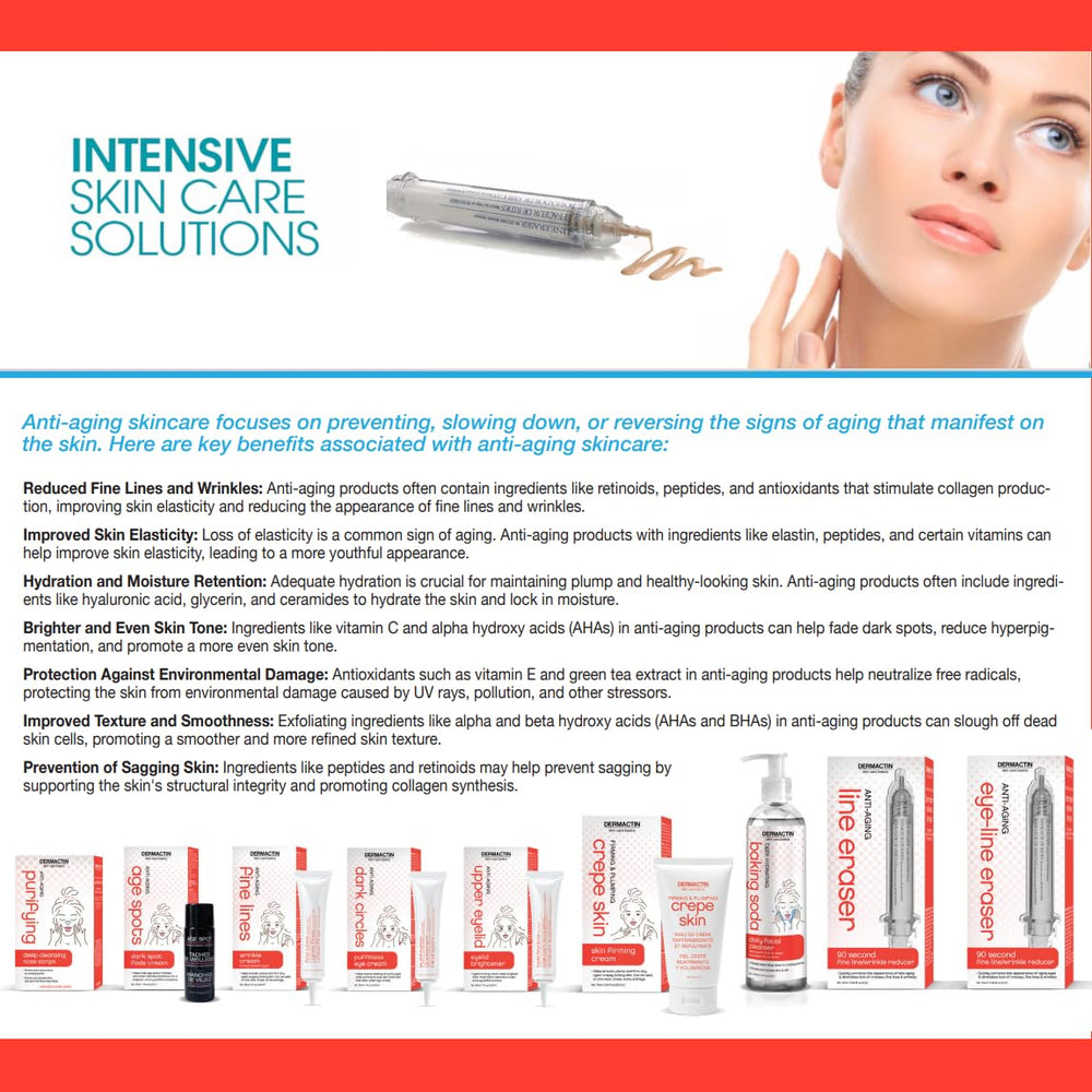Dermactin 90 Second Line Eraser texture demonstration indicates lightweight formula.