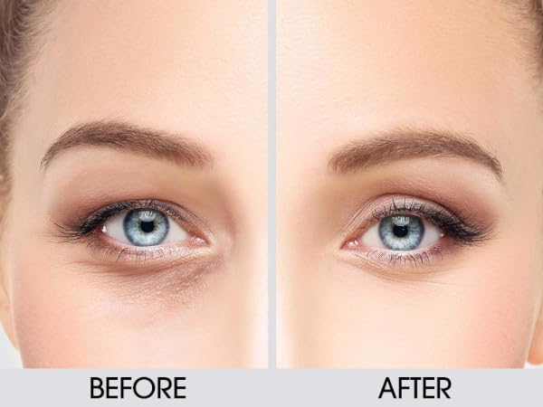 Dermactin anti-dull eyes illustration conveys brighter, alert-looking results for daily wear.