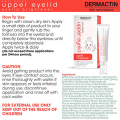 Dermactin crema para párpados superior adecuada para piel sensible alrededor de los ojos.