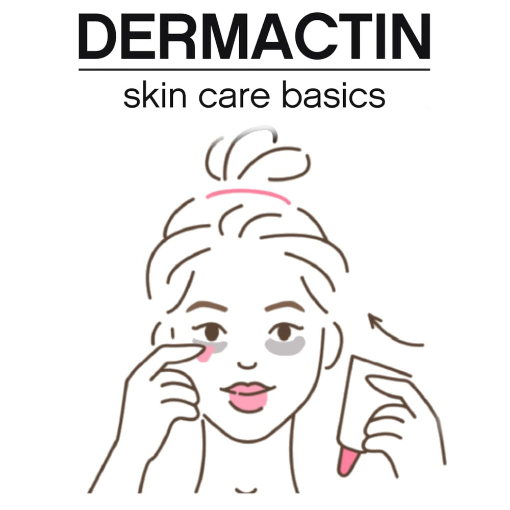 Dermactin day-long-fresh-eyes scene suggests confident, energized mornings with consistent use.