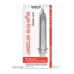 Dermactin Eye-Line Eraser bottle closeup showing precise dispenser and target area