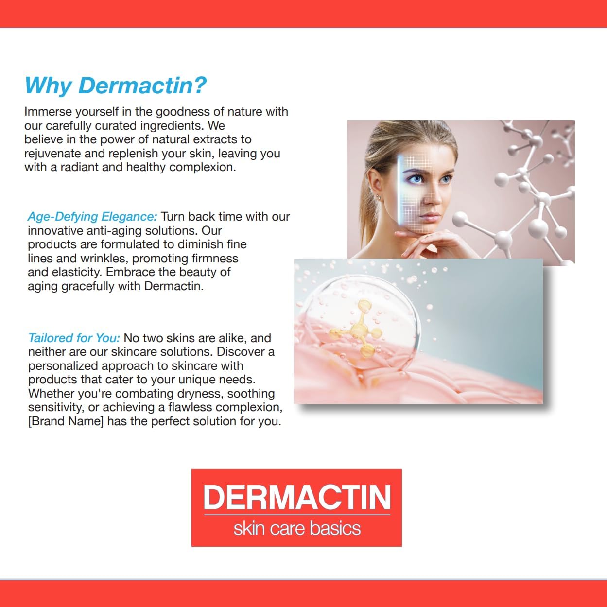Dermactin packaging-label-usa-made confirms USA-made quality and compact 1 oz tube.