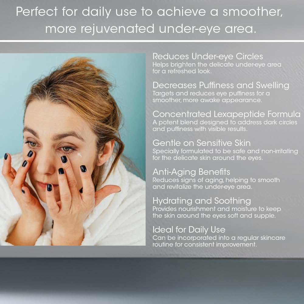 Dermactin under-eye-area-brightening reveals smoother, more awake look after use.