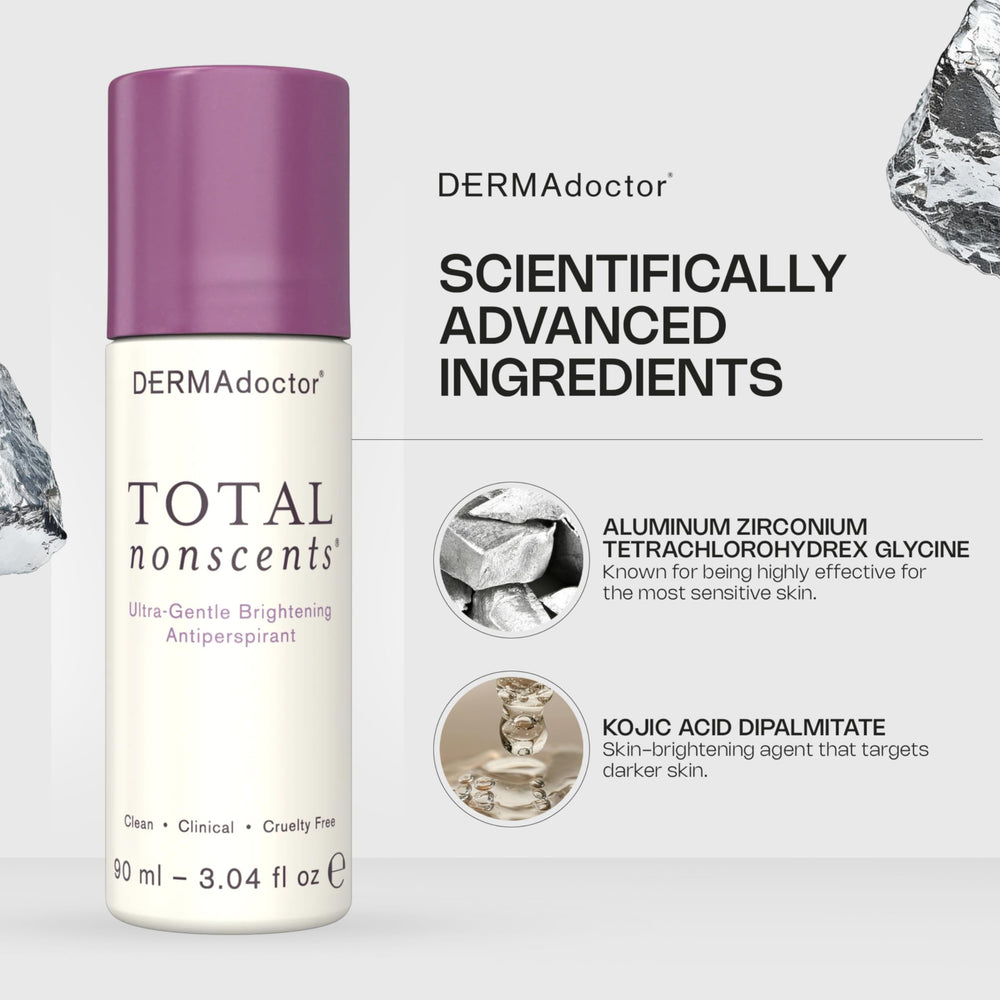 DERMAdoctor Total NonScents Dermatologist-approved, hypoallergenic label