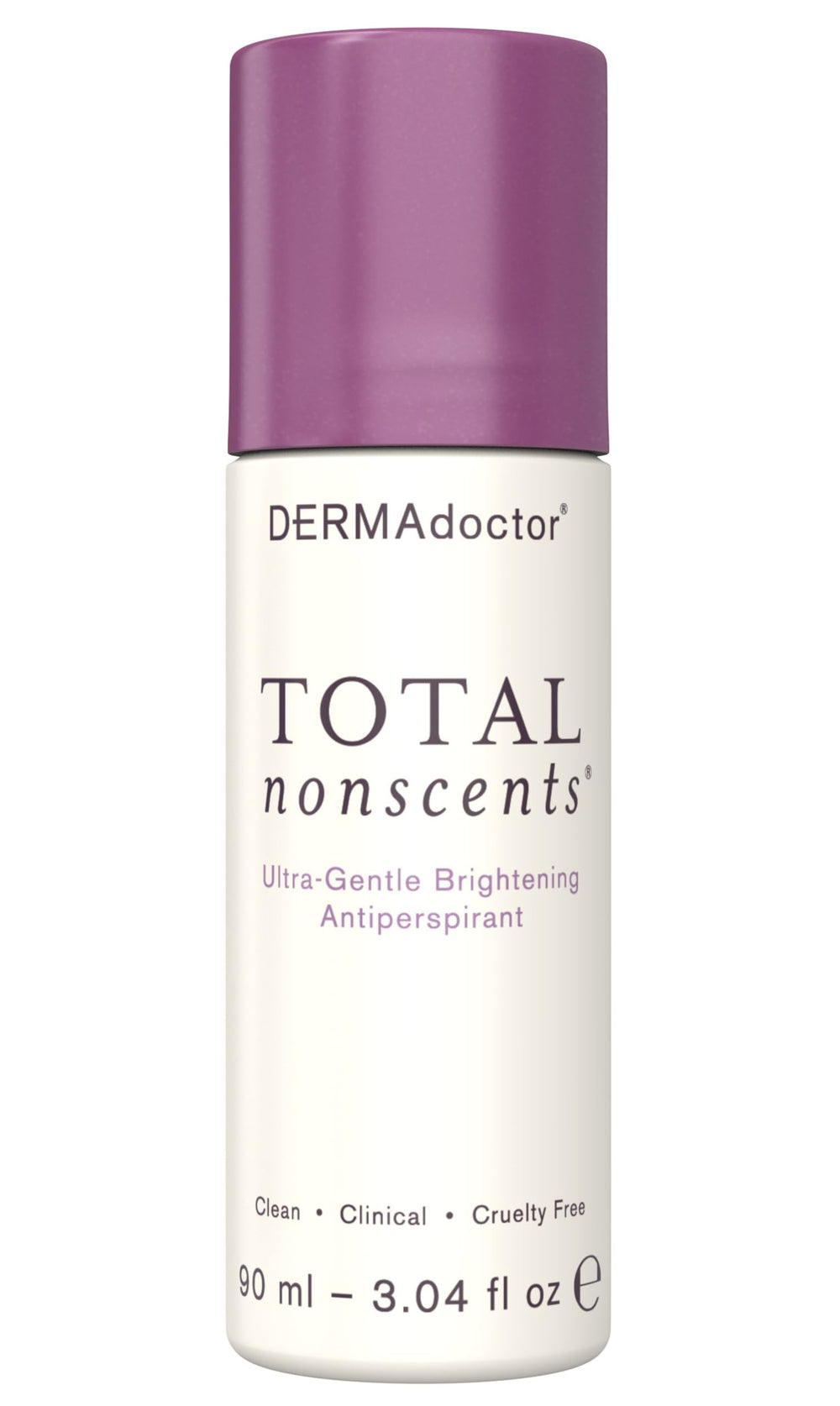 DERMAdoctor Total NonScents illuminates with fragrance-free roll-on protection for all-day freshness