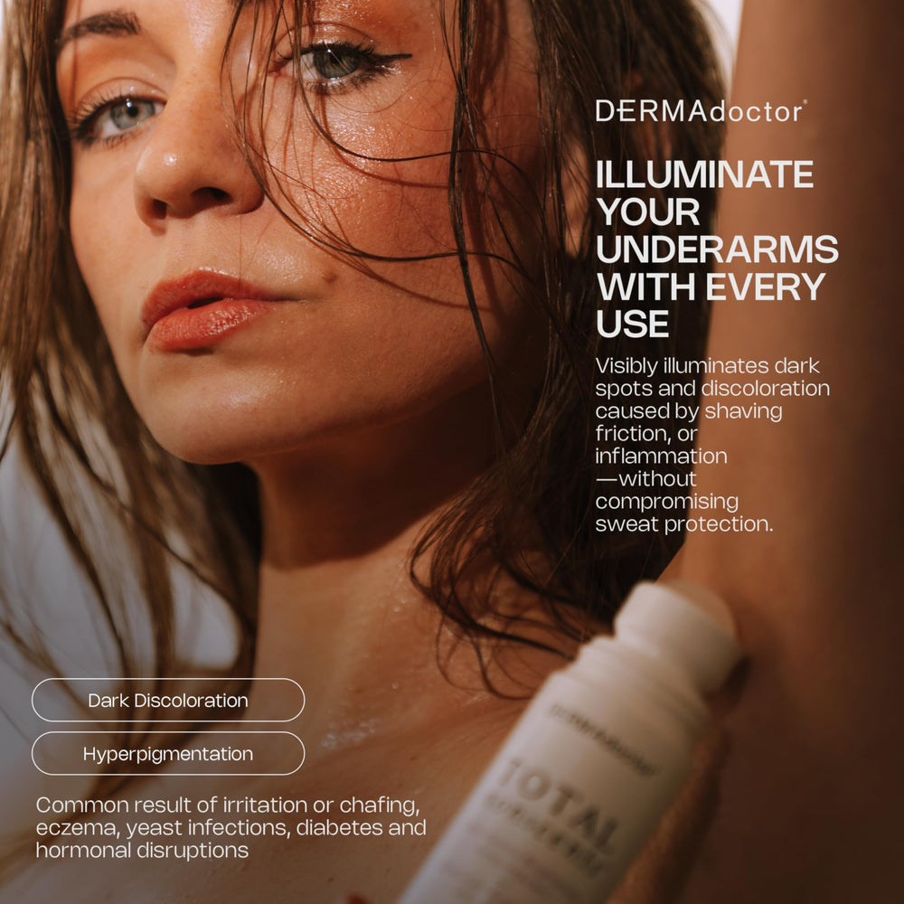 Dermadoctor Total NonScents delivers a non-staining, clean underarm appearance