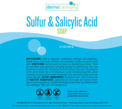 DermaHarmony sulfur close-up highlights exfoliation and oil balance.