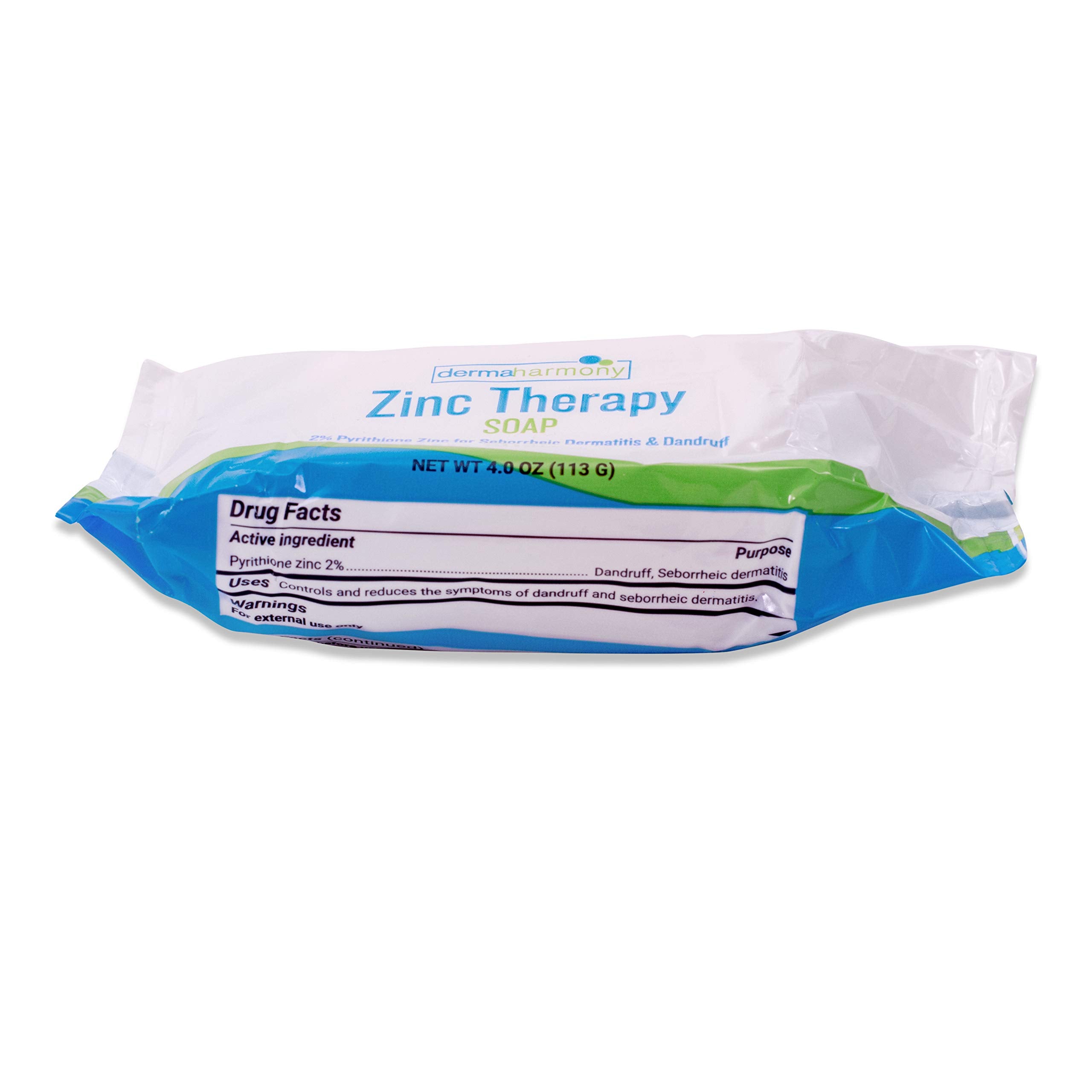 Dermaharmony ZnP bar closeup shows smooth lather for daily cleansing