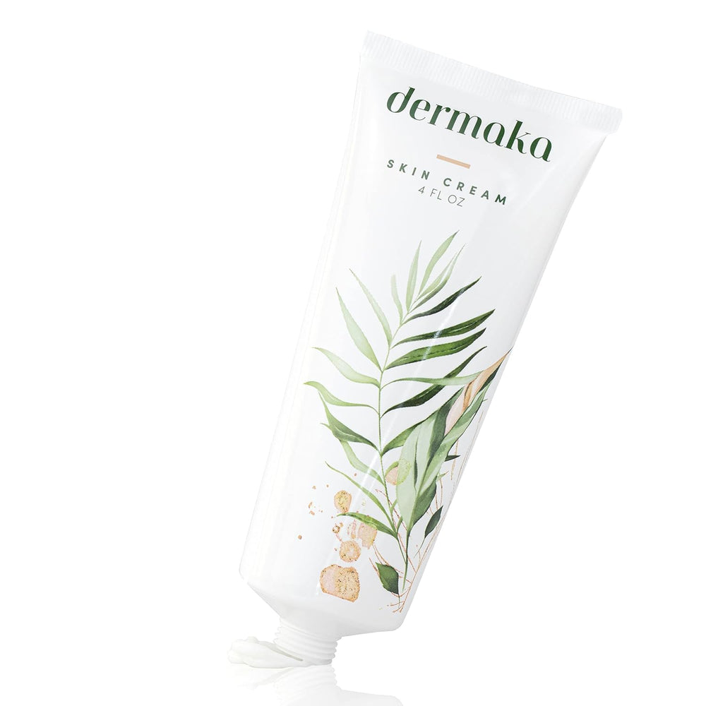 Dermaka Arnica Skin Cream bottle closeup shows all natural formula