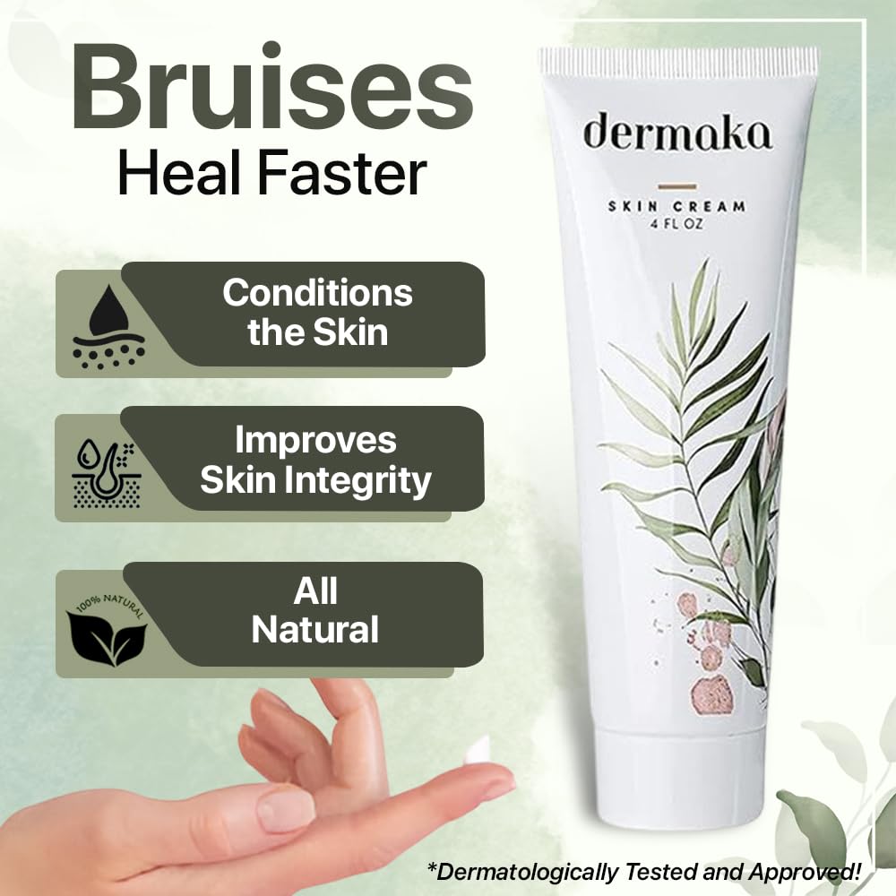 Dermaka dermatologist-tested arnica cream sample conveys trusted formula and skin-friendly use