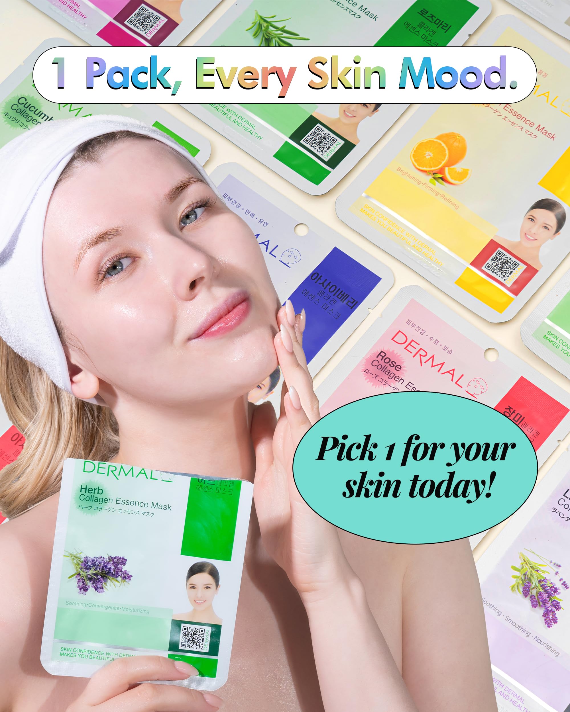 DERMAL 39 combo pack application steps illustrates a simple, quick routine.