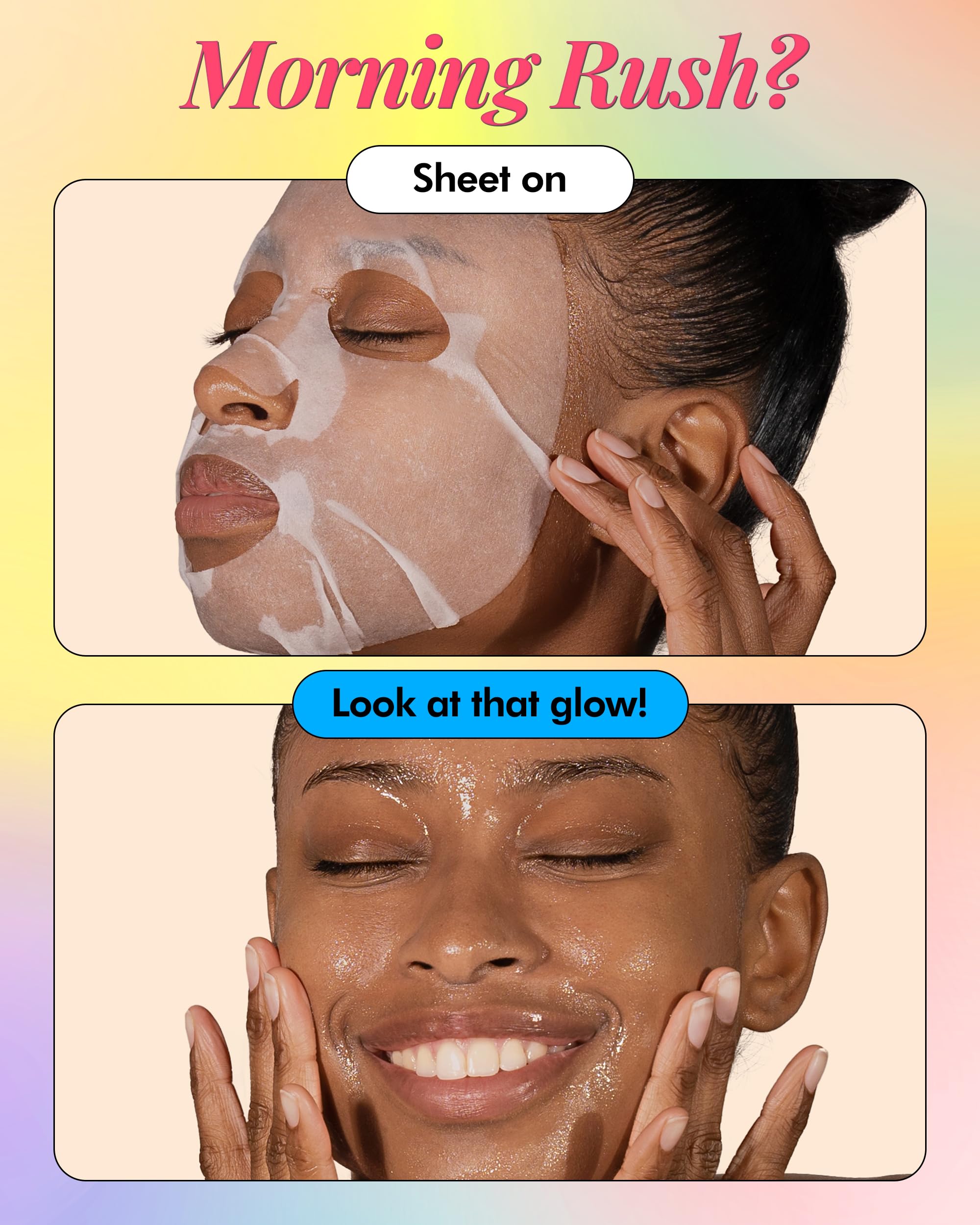 DERMAL 39 combo pack sheet mask closeup shows thin, breathable material for comfort.