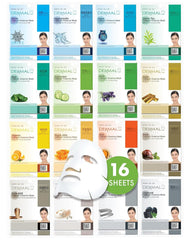 DERMAL Made in Korea facial mask front view shows daily wear protection.