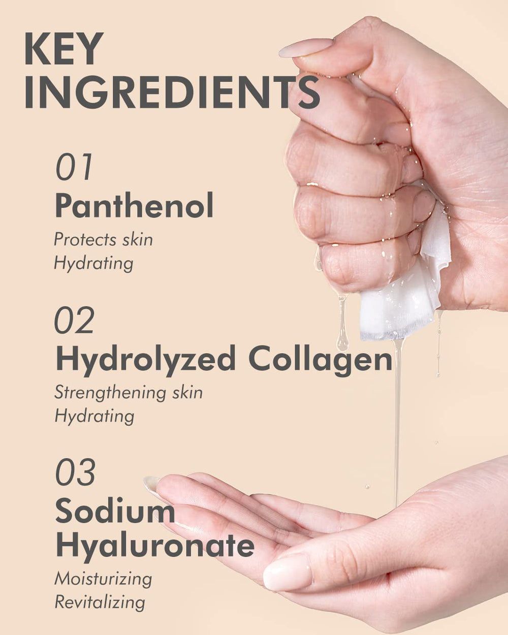 DERMAL travel-friendly packaging for on-the-go hydration and quick refresh.