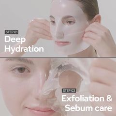 DERM-ALL MATRIX pack opened reveals four sheets weekly care.