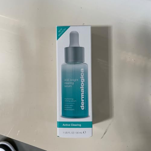 Dermalogica Age Bright Clearing Serum swirl on hand reveals silky texture for radiance.