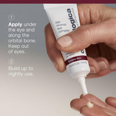 Dermalogica Age Reversal Eye Complex ingredients list highlights peptides and vitamin C.