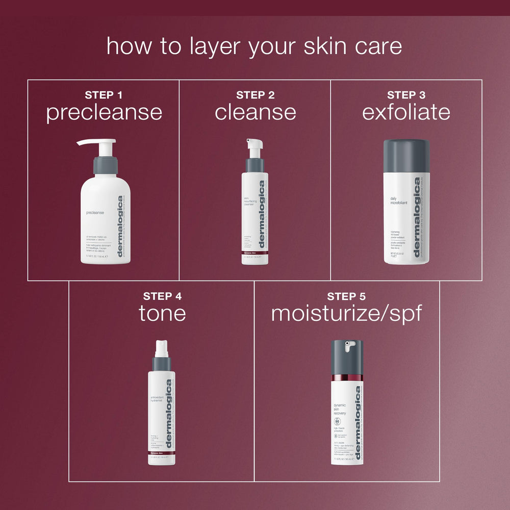 Dermalogica Antioxidant Hydramist Toner with clove extract refreshing skin.