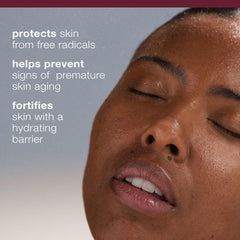 Dermalogica Antioxidant Hydramist Toner spray on face for instant refreshment and all-day hydration.