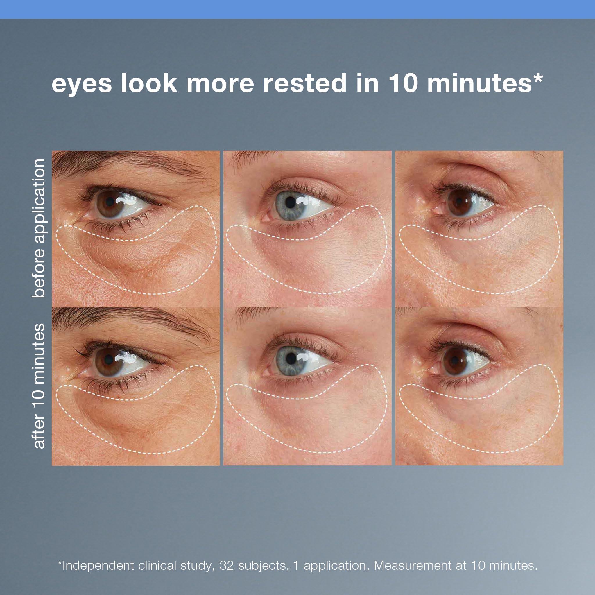 Dermalogica Awaken Peptide Eye Gel texture closeup highlighting smooth, cooling gel benefits.