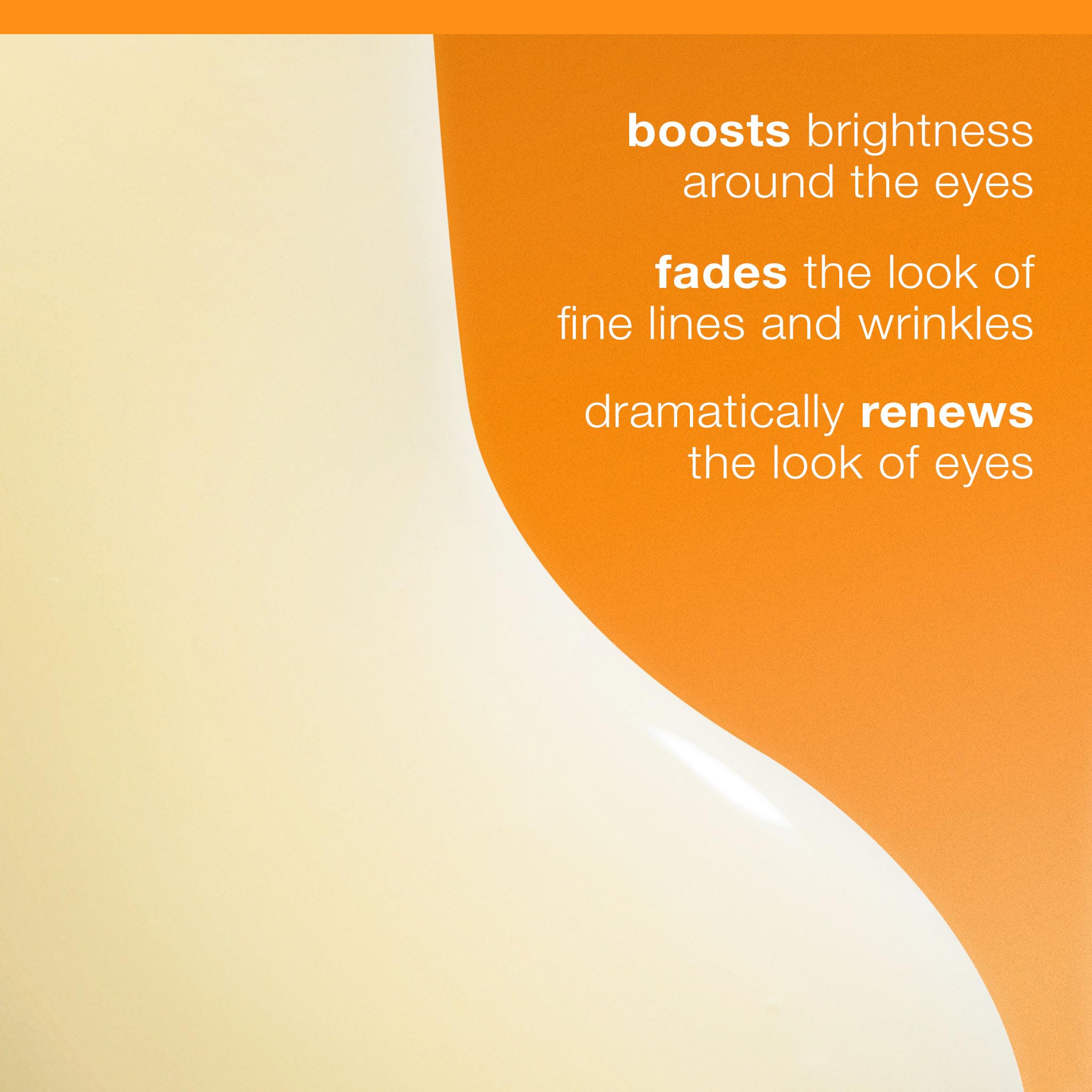 Dermalogica Biolumin-C Eye Serum texture close-up with smooth, fast-absorbing finish.