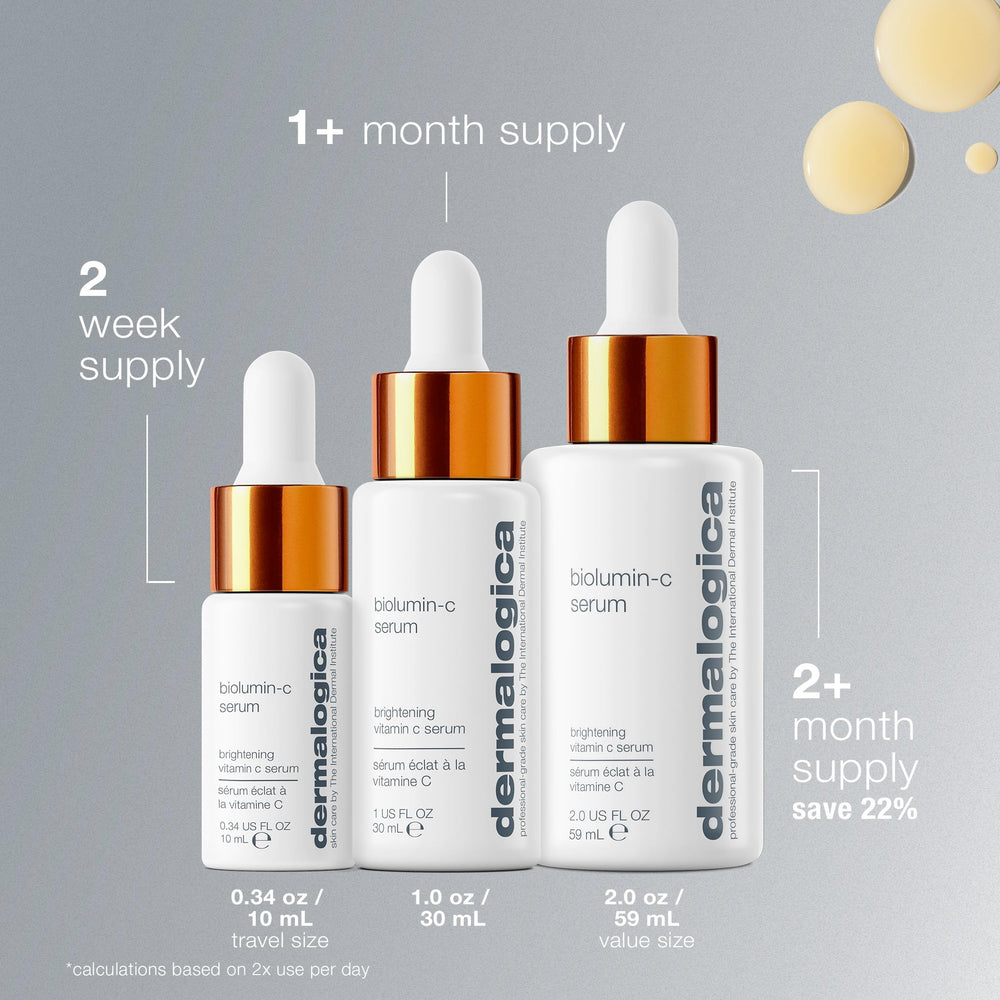 Dermalogica Biolumin-C Serum demonstrates antioxidant protection from Sophora Japonica.