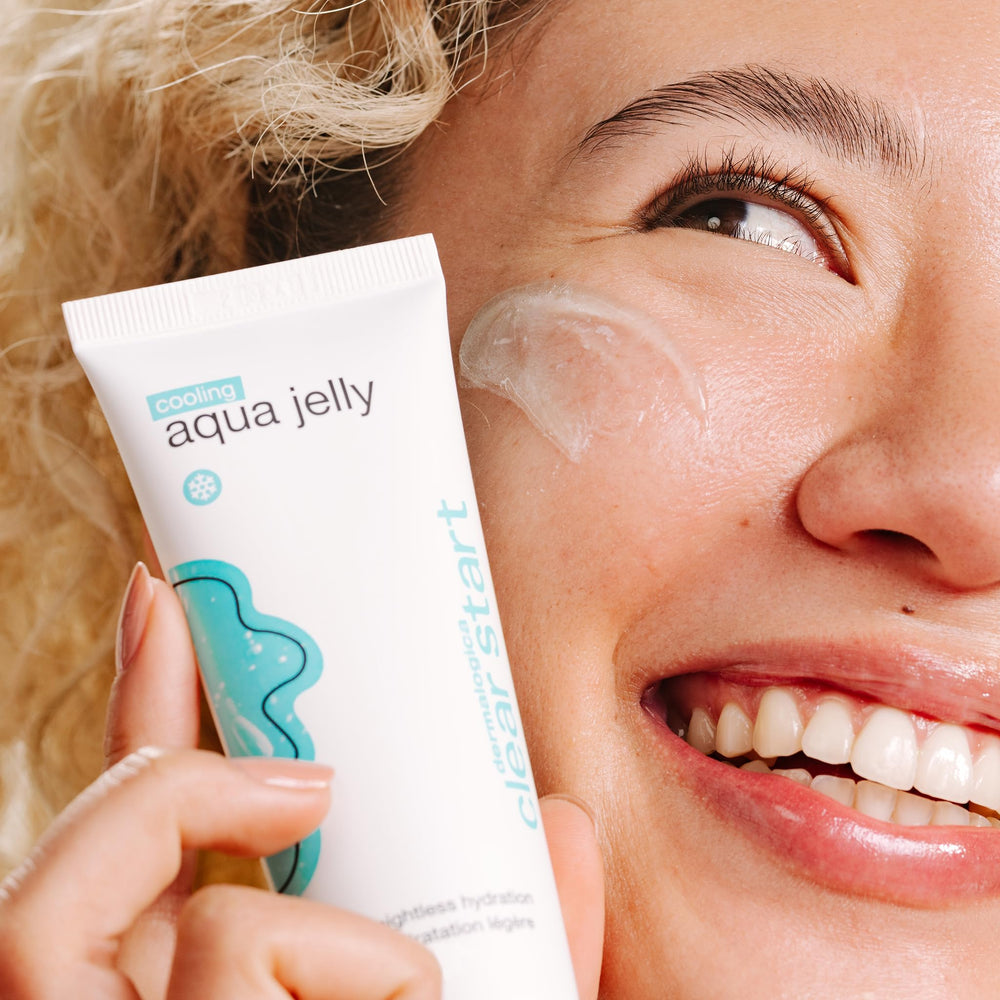 Dermalogica Blue Tansy Flower Oil ingredient close-up highlights soothing antioxidant benefits.