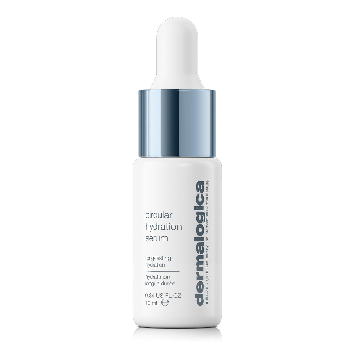 Dermalogica Circular Hydration Serum bottle closeup for long-lasting moisture