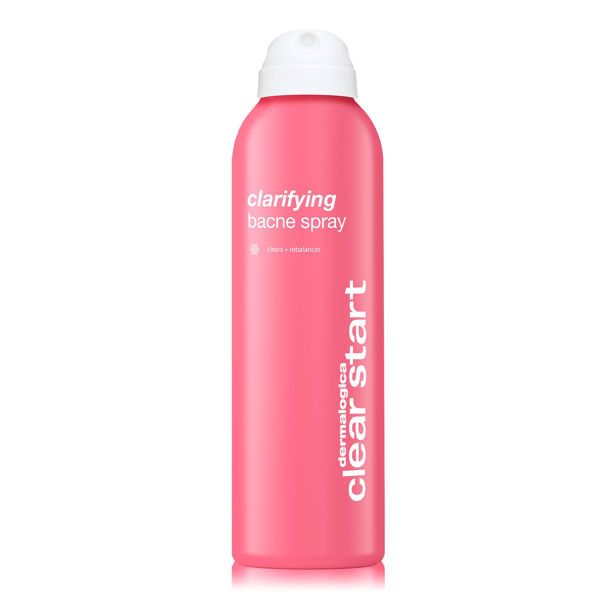 Dermalogica Clear Start bacne spray bottle targets back acne for clearer skin.