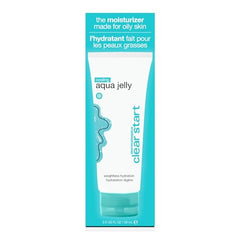 Dermalogica Clear Start Cooling Aqua Jelly texture close-up shows gel formulation for oil control.