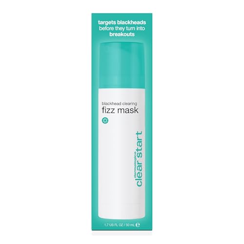 Dermalogica Clear Start fizz mask activation close-up highlights fizzing action during cleansing ritual.