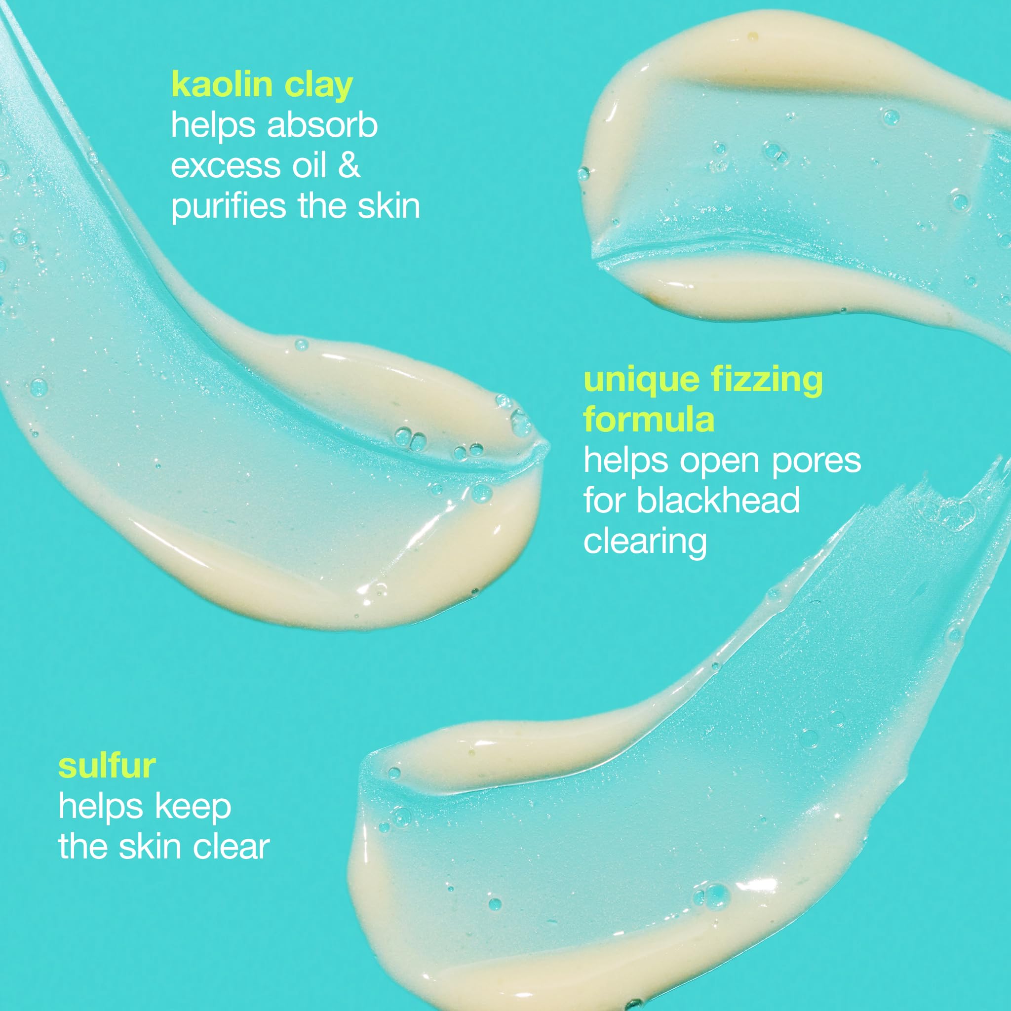 Dermalogica Clear Start fizz mask sulfur ingredient spotlight suggests decongesting benefits.