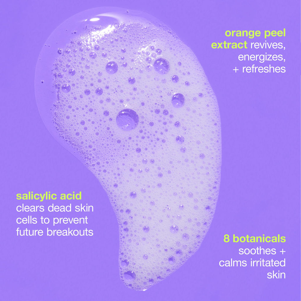 Dermalogica Clear Start Foaming Wash creates a rich foaming lather for cleansing