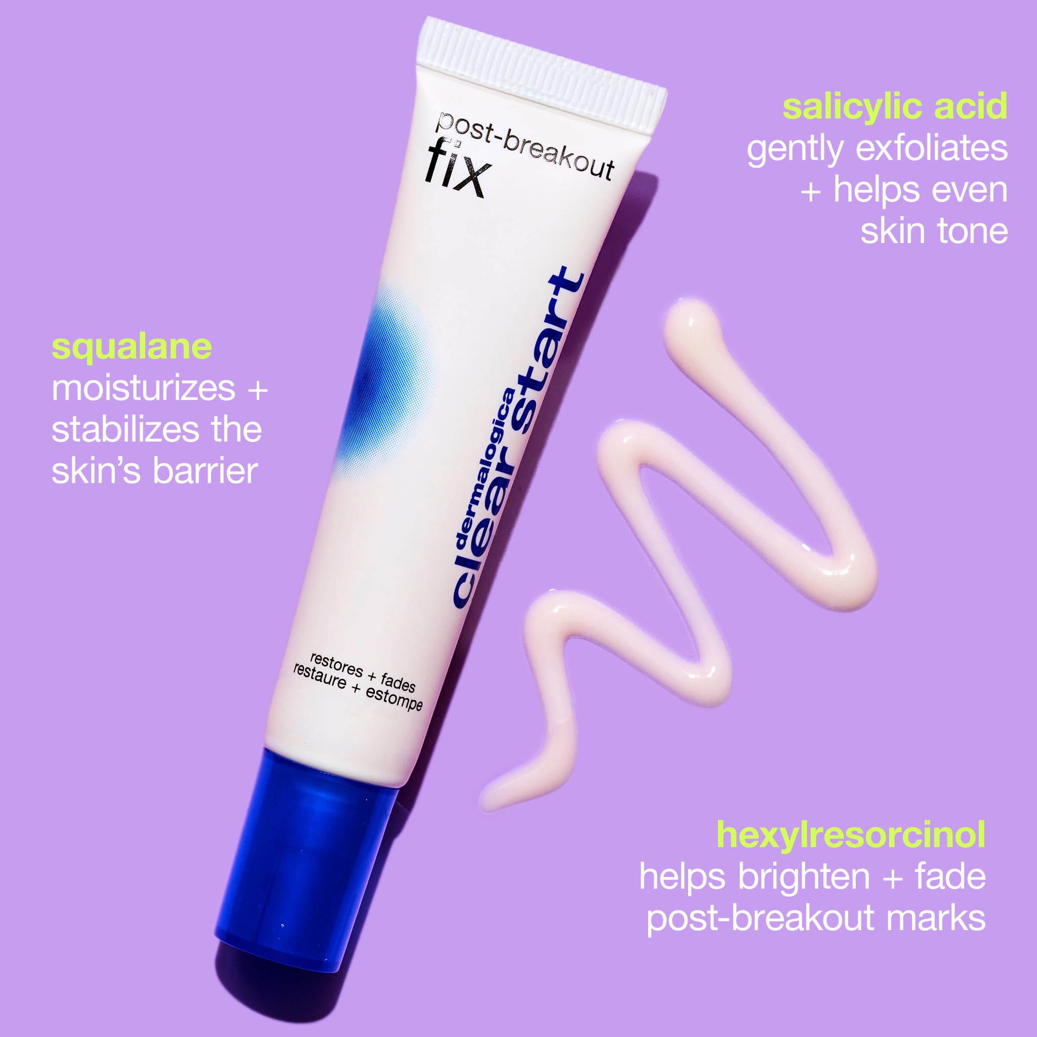 Dermalogica Clear Start packaging image signals easy, on-the-go use