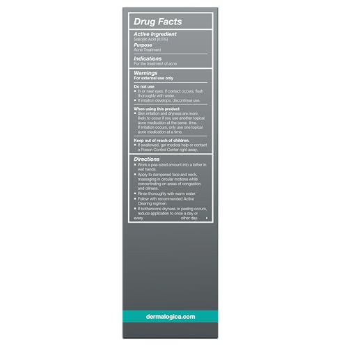Dermalogica Clearing Skin Wash with salicylic acid targets congested pores for clearer skin.