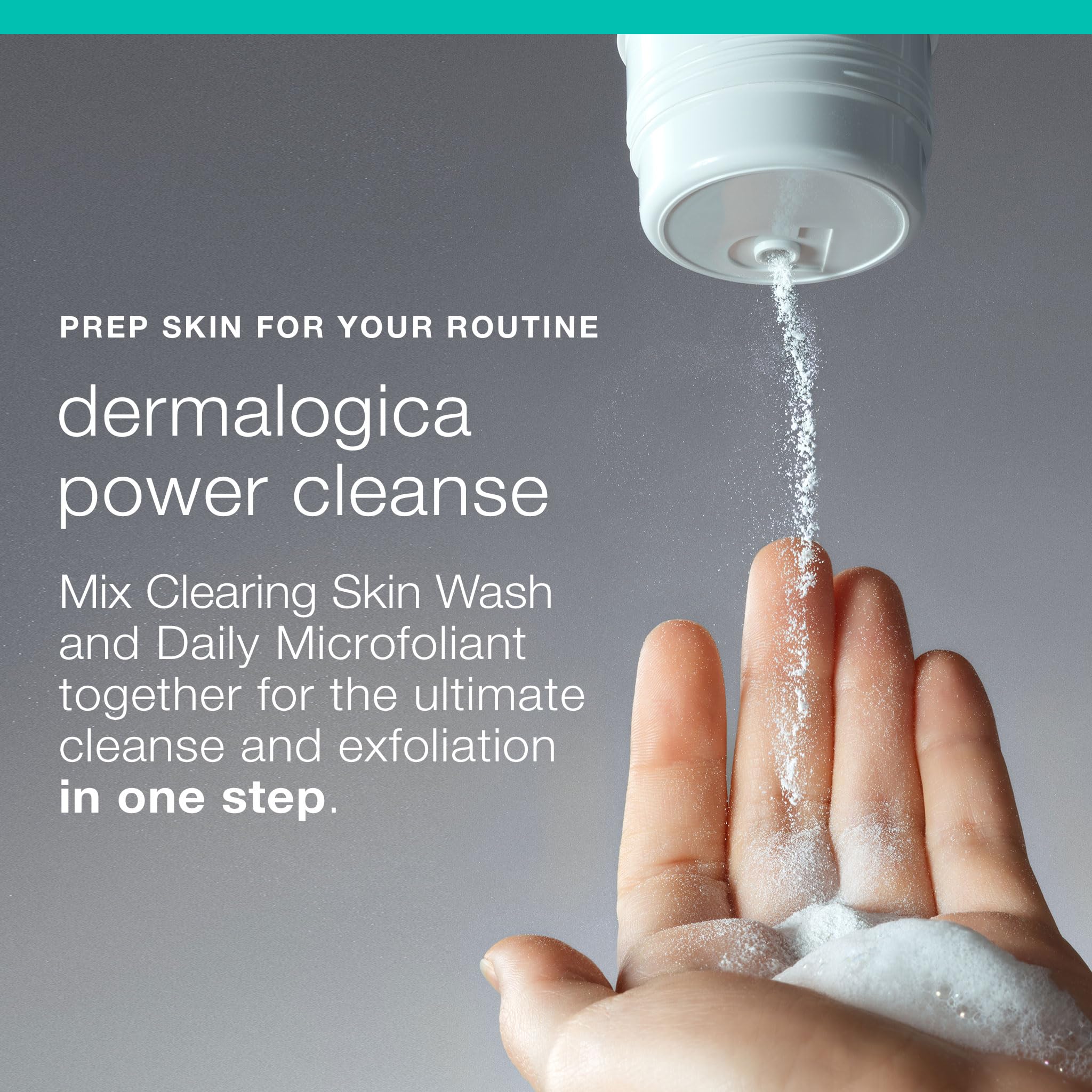 Dermalogica Clearing Skin Wash after-use skin appears smoother.