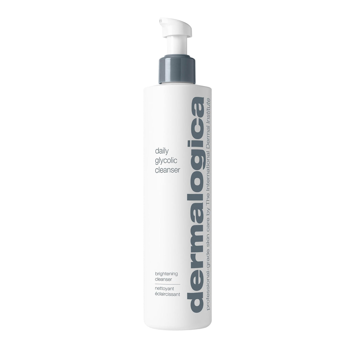 Dermalogica Daily Glycolic Cleanser bottle close-up for a brightening cleanse
