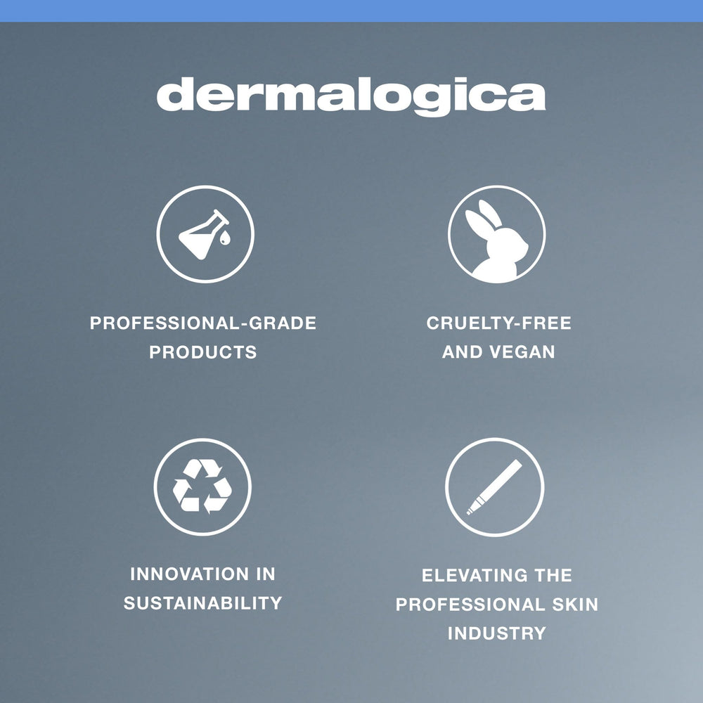 Dermalogica Daily Glycolic Cleanser label focus highlighting glycolic acid benefits.