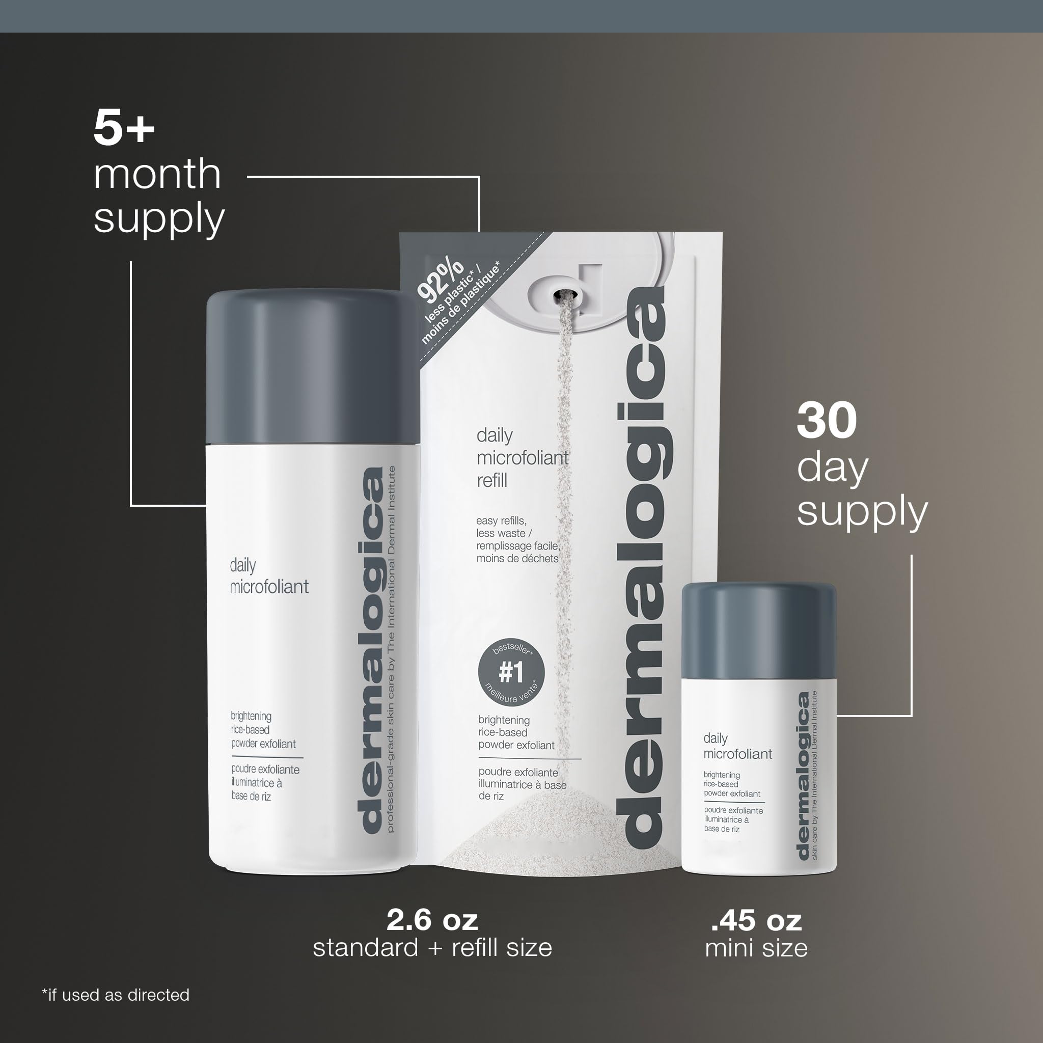 Dermalogica Daily Microfoliant highlights a bright glow after use.