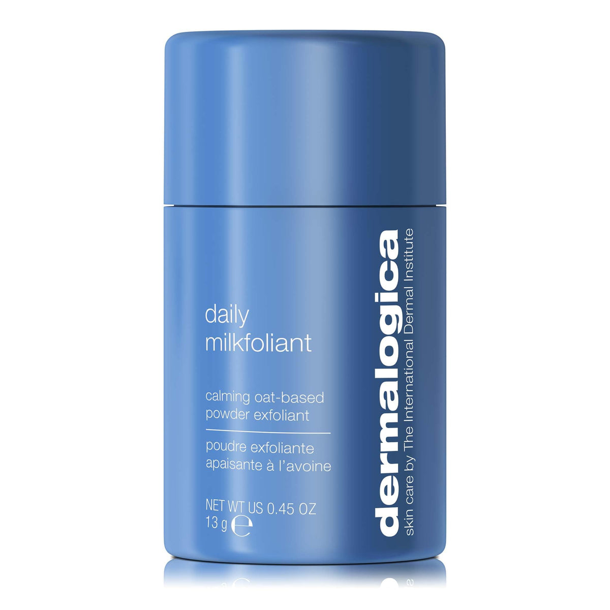 Dermalogica Daily Milkfoliant powder-dispense enables easy, gentle exfoliation.