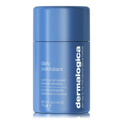 Dermalogica Daily Milkfoliant powder-dispense enables easy, gentle exfoliation.