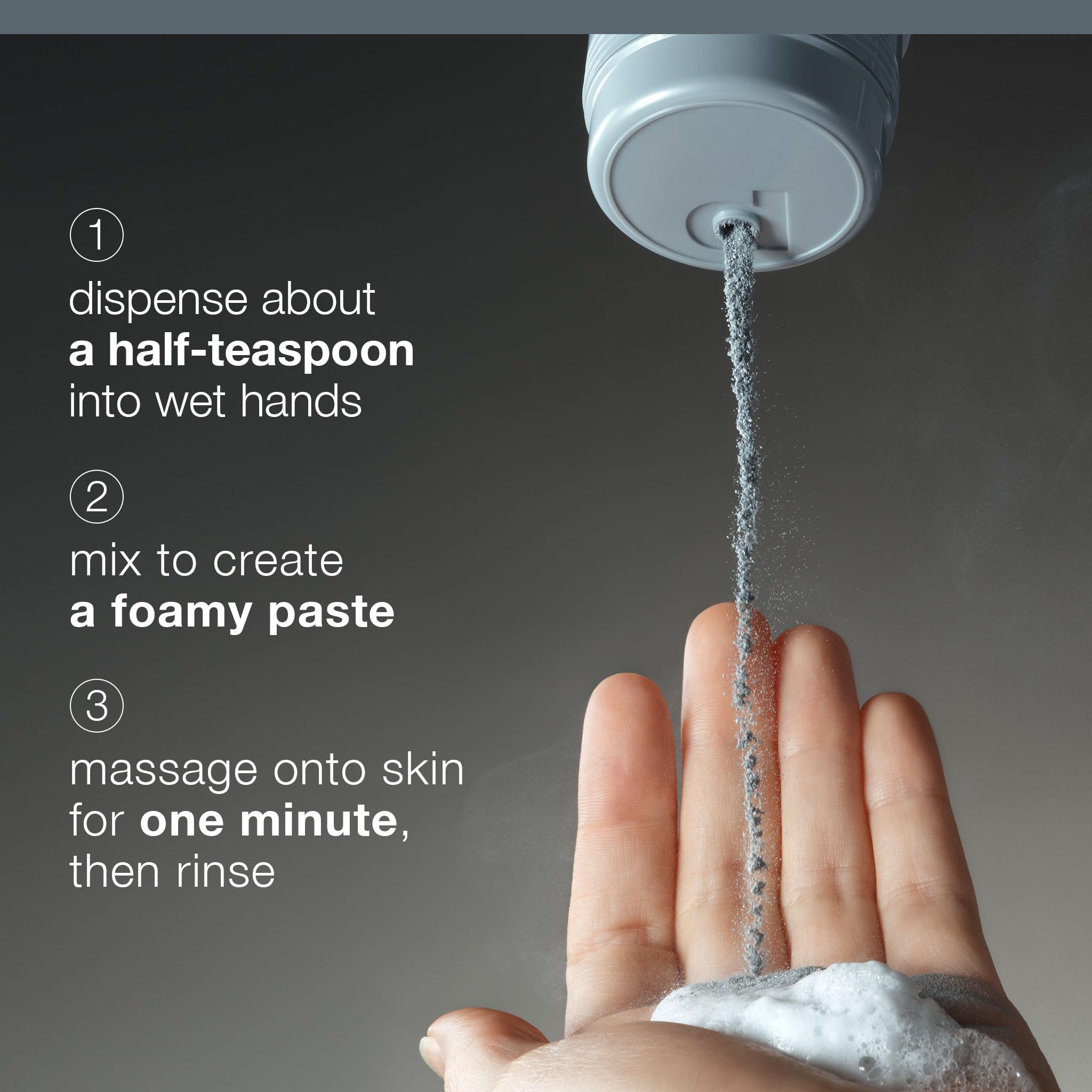 Dermalogica Daily Superfoliant enzyme release visual indicating skin renewal steps