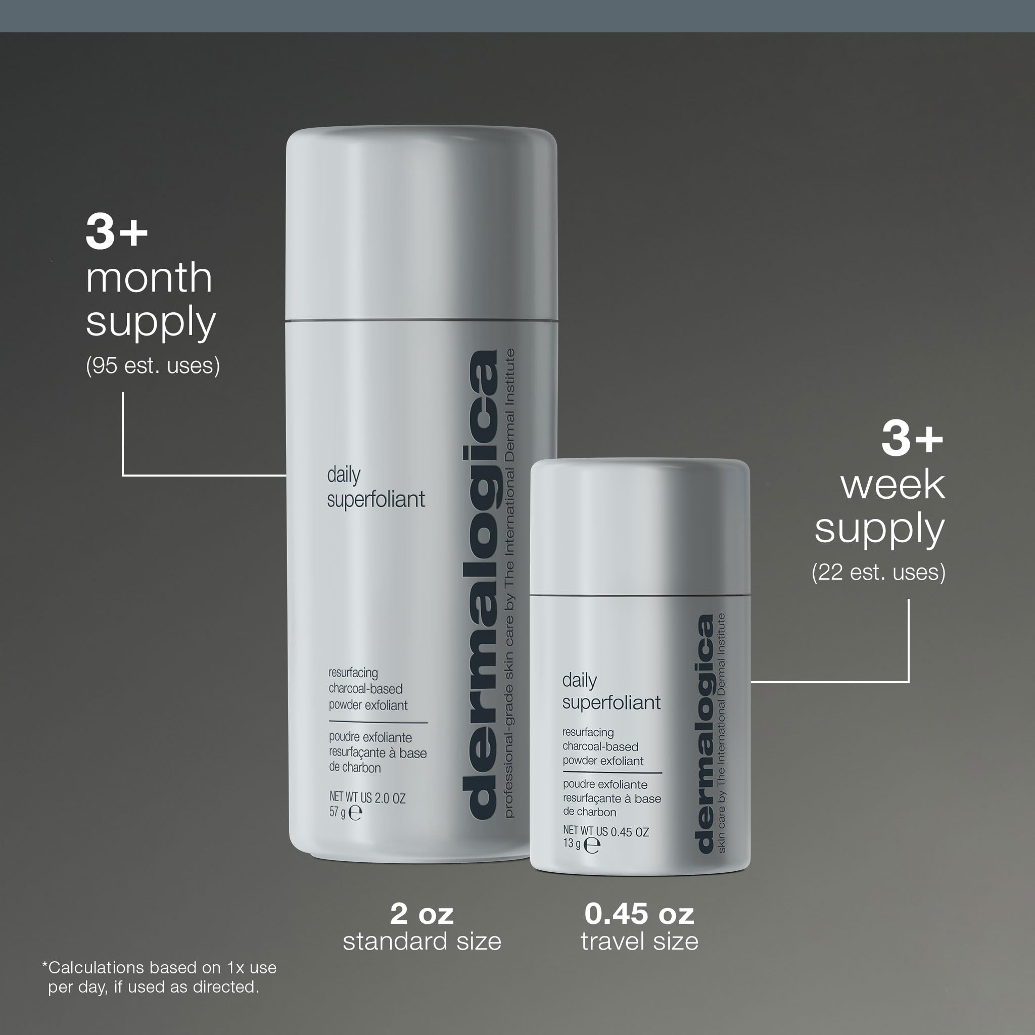 Dermalogica Daily Superfoliant pore smoothing texture on skin closeup