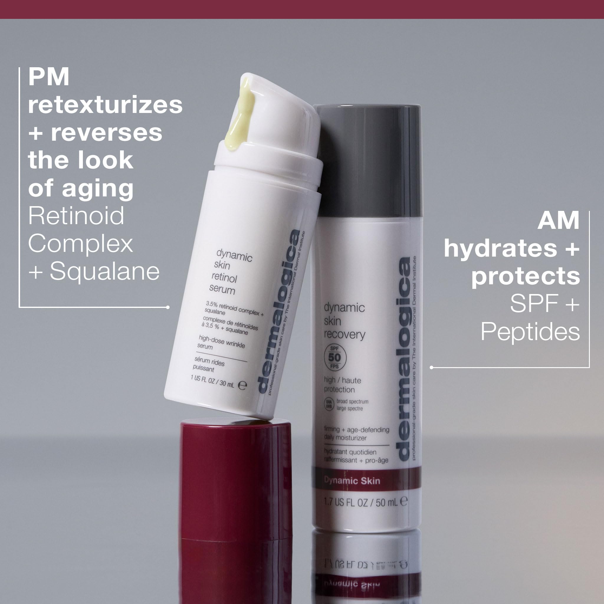 Dermalogica Dynamic Skin Retinol Serum closeup of refined pores