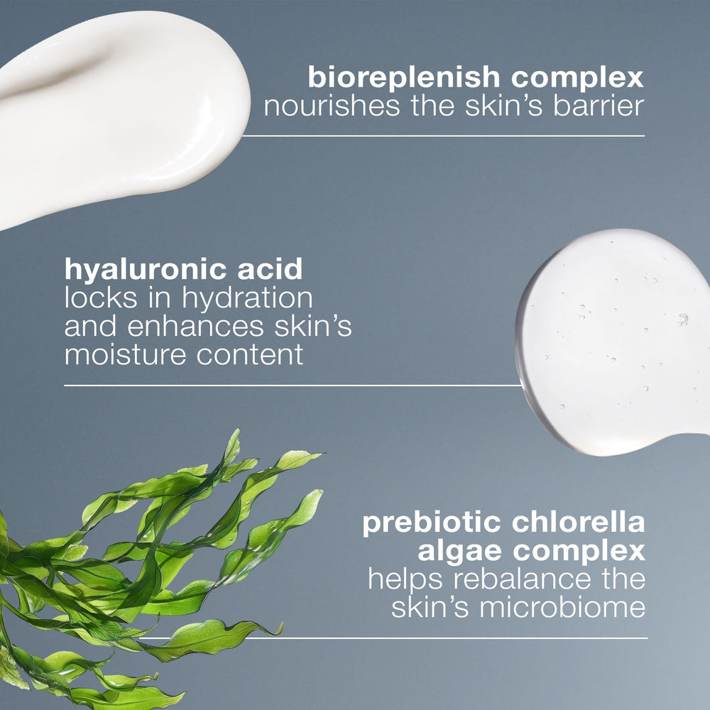 Dermalogica Intensive Moisture Balance creamy formula application on fingertips