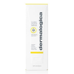 Dermalogica Invisible Physical Defense SPF30 texture swatch reveals a weightless, non-greasy finish.