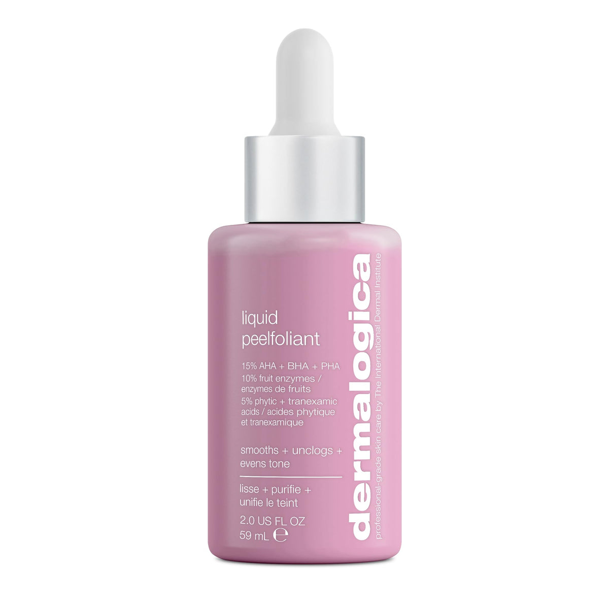 Dermalogica Liquid Peelfoliant bottle pour enables precise, even application.