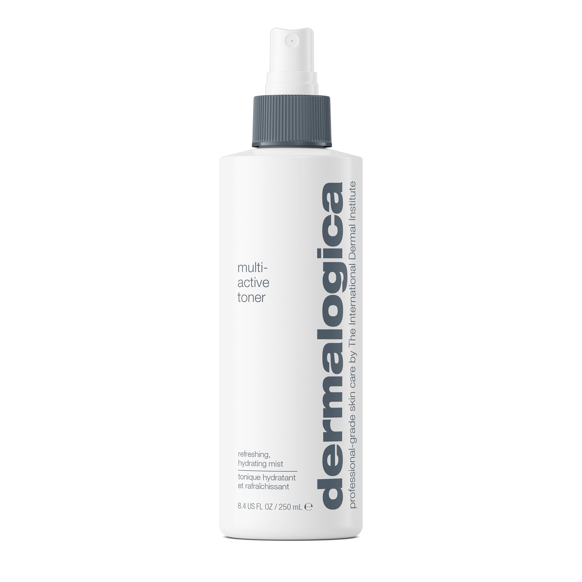 Dermalogica Multi-Active Toner bottle close-up, hydrating prep before moisturizer.