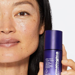 Dermalogica Phyto Nature Oxygen Cream texture swirl demonstrates fast-absorbing moisturization.