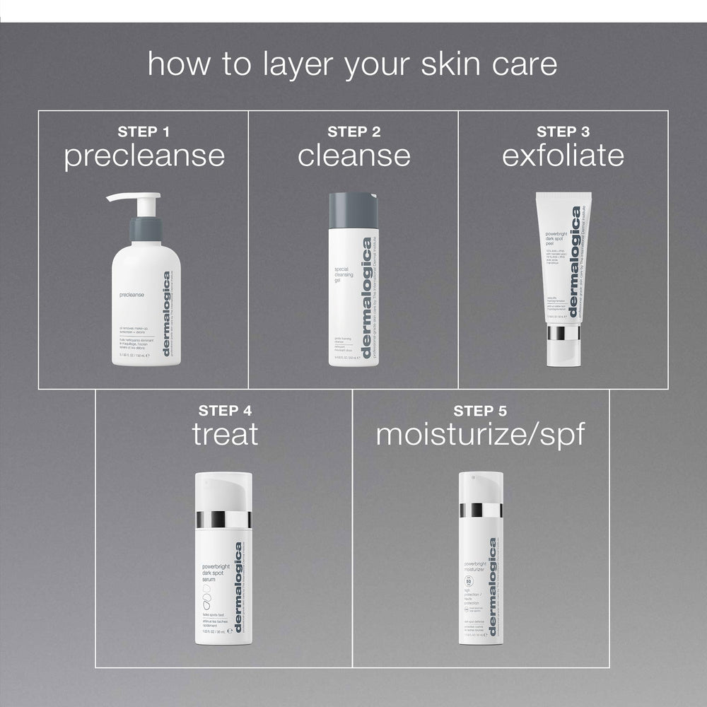 Dermalogica PowerBright finish on skin after application revealing a subtle luminous glow.